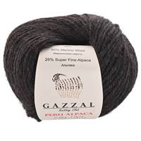 Obrázok ku produktu Pletacia priadza Gazzal PERU ALPACA 2308 hnedá tmavá