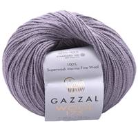 Obrázok ku produktu Pletacia priadza Gazzal WOOL 175 302 sivá tmavá