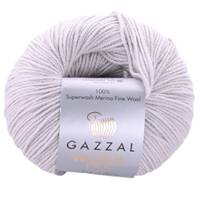 Obrázok ku produktu Pletacia priadza Gazzal WOOL 175 301 sivá svetlá