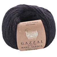 Obrázok ku produktu Pletacia priadza Gazzal BABY ALPACA 46000 čierna