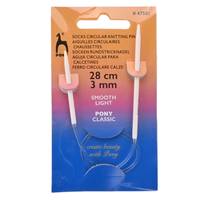 Obrázok ku produktu IHLICE okrúhle 3mm 28cm ponožkové PONY