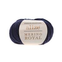 Obrázok ku produktu Pletacia vlna Alize MERINO ROYAL 058 modrá tmavá