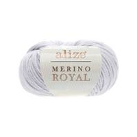 Obrázok ku produktu Pletacia vlna Alize MERINO ROYAL 362 sivá