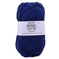 Obrázok ku produktu Pletacia vlna Drops MERINO EXTRA FINE 20 tmavá modrá