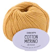 Obrázok ku produktu Pletacia vlna Drops COTTON MERINO UNI COLOUR 15 žltá