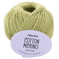 Obrázok ku produktu Pletacia vlna Drops COTTON MERINO UNI COLOUR 10 zelená