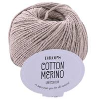 Obrázok ku produktu Pletacia vlna Drops COTTON MERINO UNI COLOUR 03 béžová
