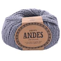 Obrázok ku produktu Pletacia vlna Drops ANDES UNICOLOUR 8465 tmavá sivá