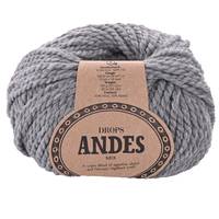Obrázok ku produktu Pletacia vlna Drops ANDES MIX 9015 šedá