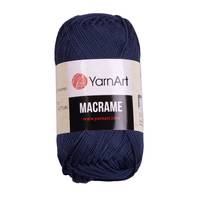 Obrázok ku produktu Špagát na macrame techniku YarnArt MACRAME 162 modrá tmavá