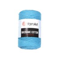 Obrázok ku produktu Špagát na macrame techniku YarnArt MACRAME COTTON 763 modrá tyrkysová