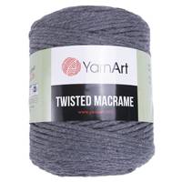 Obrázok ku produktu Špagát na macrame techniku YarnArt TWISTED MACRAME 758 sivá tmavá