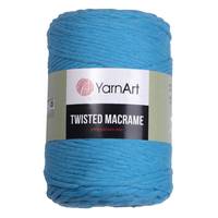 Obrázok ku produktu Špagát na macrame techniku YarnArt TWISTED MACRAME 763 modrá tyrkysová