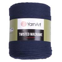 Obrázok ku produktu Špagát na macrame techniku YarnArt TWISTED MACRAME 784 modrá tmavá