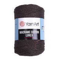 Obrázok ku produktu Špagát na macrame techniku YarnArt MACRAME COTTON LUREX 736 hnedá medená