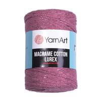 Obrázok ku produktu Špagát na macrame techniku YarnArt MACRAME COTTON LUREX 743 ružová