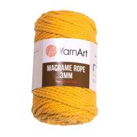 Obrázok ku produktu Špagát na macrame techniku YarnArt MACRAME ROPE 3mm 764 žltá