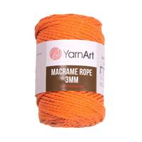 Obrázok ku produktu Špagát na macrame techniku YarnArt MACRAME ROPE 3mm 770 oranžová