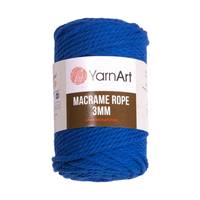 Obrázok ku produktu Špagát na macrame techniku YarnArt MACRAME ROPE 3mm 772 modrá