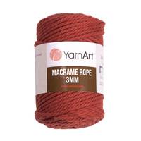 Obrázok ku produktu Špagát na macrame techniku YarnArt MACRAME ROPE 3mm 785 oranžová tmavá