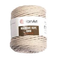 Obrázok ku produktu Špagát na macrame techniku YarnArt MACRAME ROPE 5mm 753 béžová