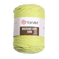 Obrázok ku produktu Špagát na macrame techniku YarnArt MACRAME ROPE 5mm 755 zelená svetlá
