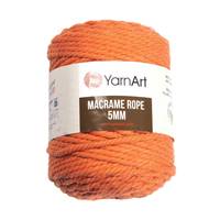 Obrázok ku produktu Špagát na macrame techniku YarnArt MACRAME ROPE 5mm 770 oranžová