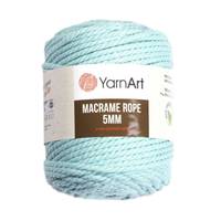 Obrázok ku produktu Špagát na macrame techniku YarnArt MACRAME ROPE 5mm 775 modrá mentolová