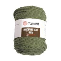 Obrázok ku produktu Špagát na macrame techniku YarnArt MACRAME ROPE 5mm 787 zelená