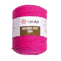 Obrázok ku produktu Špagát na macrame techniku YarnArt MACRAME ROPE 5mm 803 ružová neonová