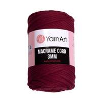 Obrázok ku produktu Špagát na macrame techniku YarnArt MACRAME CORD 3mm 781 bordová
