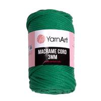 Obrázok ku produktu Špagát na macrame techniku YarnArt MACRAME CORD 3mm 759 zelená tmavá