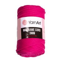 Obrázok ku produktu Špagát na macrame techniku YarnArt MACRAME CORD 3mm 771 ružová tmavá