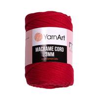 Obrázok ku produktu Špagát na macrame techniku YarnArt MACRAME CORD 3mm 773 červená
