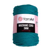 Obrázok ku produktu Špagát na macrame techniku YarnArt MACRAME CORD 3mm 783 modrá