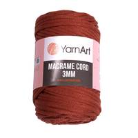 Obrázok ku produktu Špagát na macrame techniku YarnArt MACRAME CORD 3mm 785 oranžová tmavá