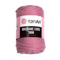 Obrázok ku produktu Špagát na macrame techniku YarnArt MACRAME CORD 3mm 792 ružová tmavá
