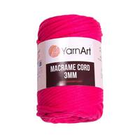 Obrázok ku produktu Špagát na macrame techniku YarnArt MACRAME CORD 3mm 803 ružová neonová
