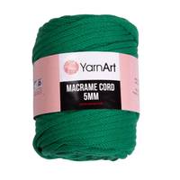 Obrázok ku produktu Špagát na macrame techniku YarnArt MACRAME CORD 5mm 759 zelená