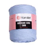 Obrázok ku produktu Špagát na macrame techniku YarnArt MACRAME CORD 5mm 760 modrá
