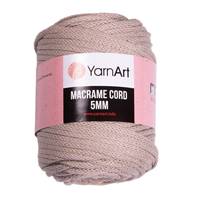 Obrázok ku produktu Špagát na macrame techniku YarnArt MACRAME CORD 5mm 768 béžová