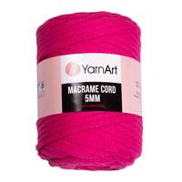 Obrázok ku produktu Špagát na macrame techniku YarnArt MACRAME CORD 5mm 771 ružová tmavá
