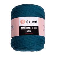 Obrázok ku produktu Špagát na macrame techniku YarnArt MACRAME CORD 5mm 789 modrá tmavá