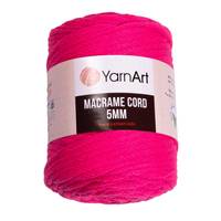 Obrázok ku produktu Špagát na macrame techniku YarnArt MACRAME CORD 5mm 803 ružová neonová