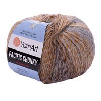 Obrázok ku produktu Pletacia vlna YarnArt PACIFIC CHUNKY 311 béžová sivá