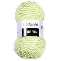 Obrázok ku produktu Pletacia priadza YarnArt JEANS PLUS 11 zelená svetlá