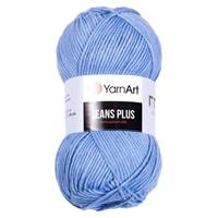 Obrázok ku produktu Pletacia priadza YarnArt JEANS PLUS 15 modrá svetlá