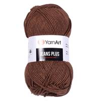 Obrázok ku produktu Pletacia priadza YarnArt JEANS PLUS 70 hnedá