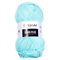 Obrázok ku produktu Pletacia priadza YarnArt JEANS PLUS 76 modrá tyrkysová