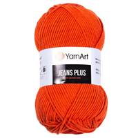 Obrázok ku produktu Pletacia priadza YarnArt JEANS PLUS 85 oranžová